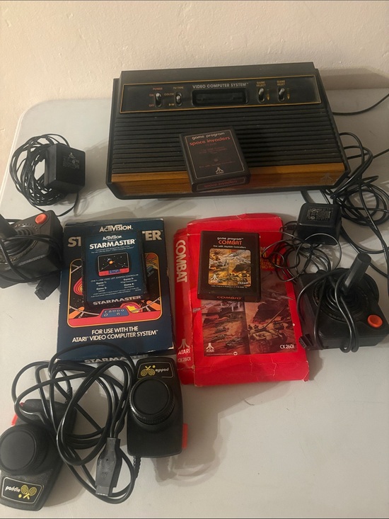 atari Other - Atari Classic Video Computer System Console with Joysticks Not tested (as is)